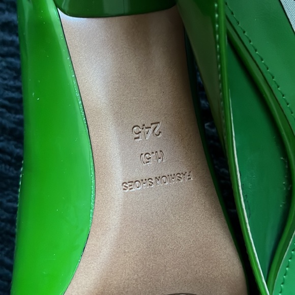 Meng jiu shi green kitten heels - Picture 3 of 3